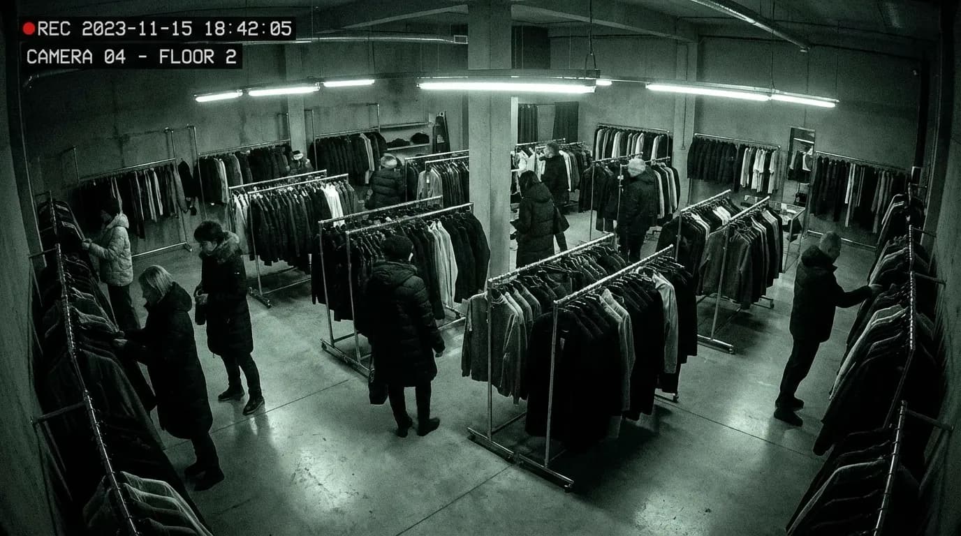 Boutique retail store with AI-powered loss prevention