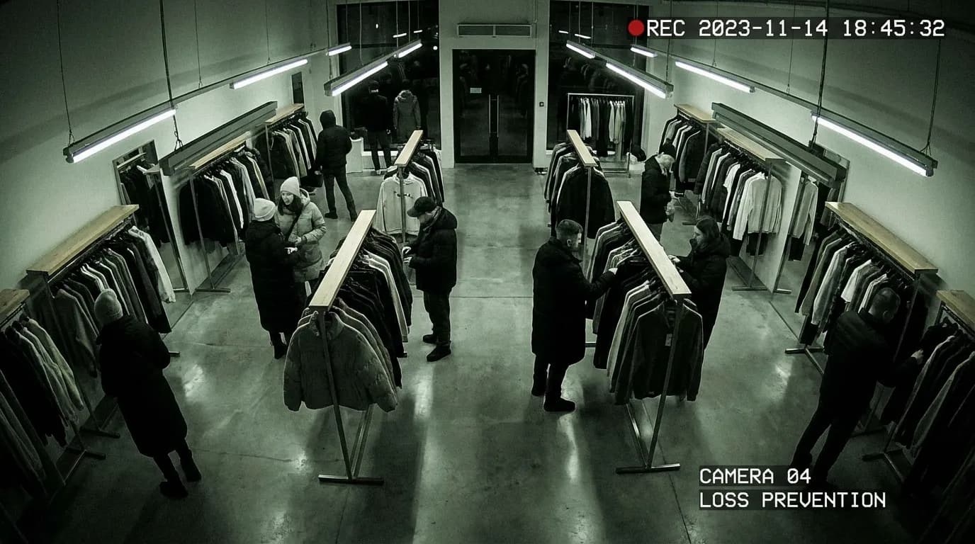 Shopping center with AI-powered crowd analytics