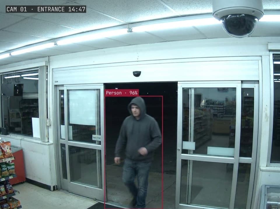 Camera 1, store entrance